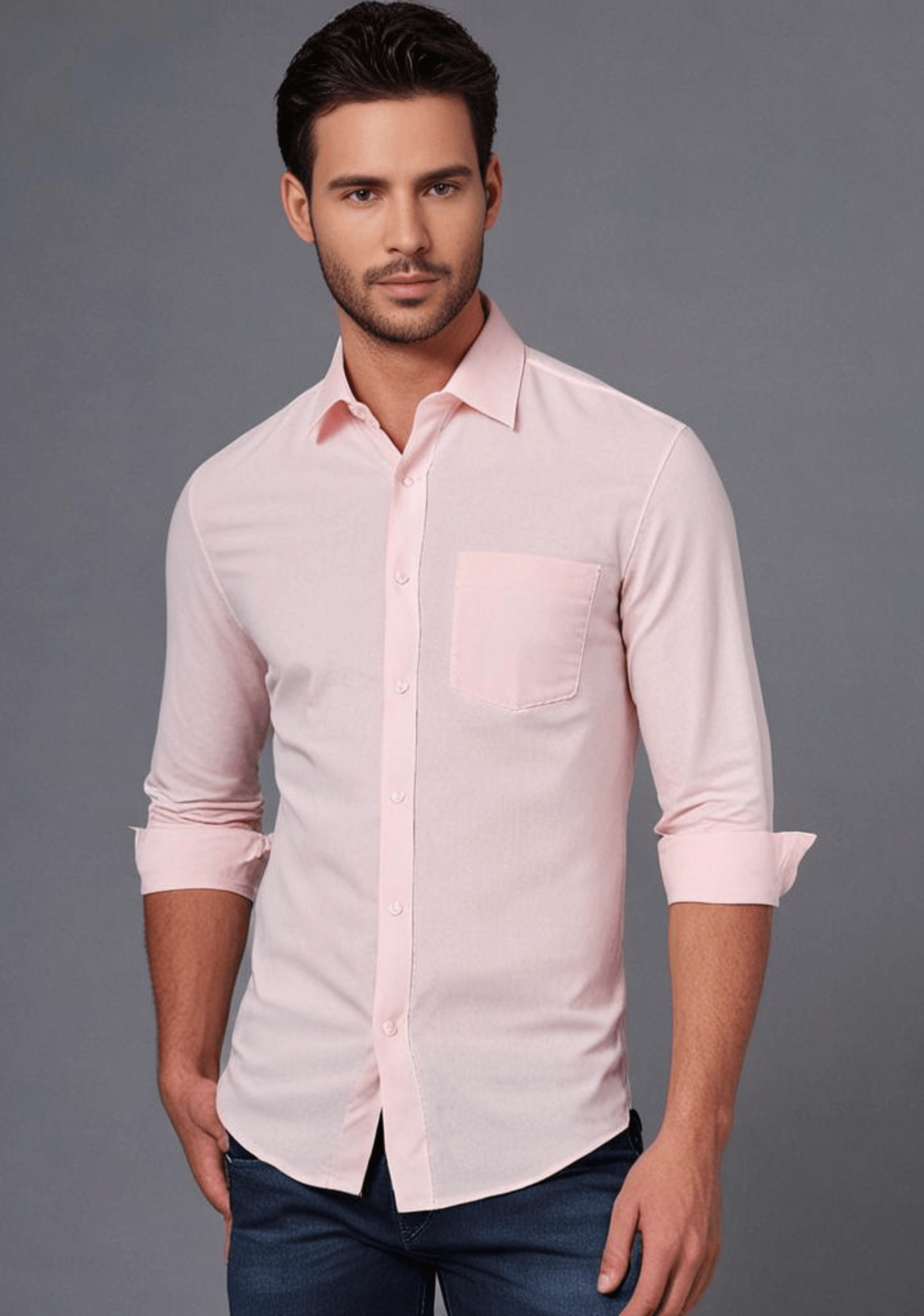 Light Pink Regular fit Shirt - Main Image