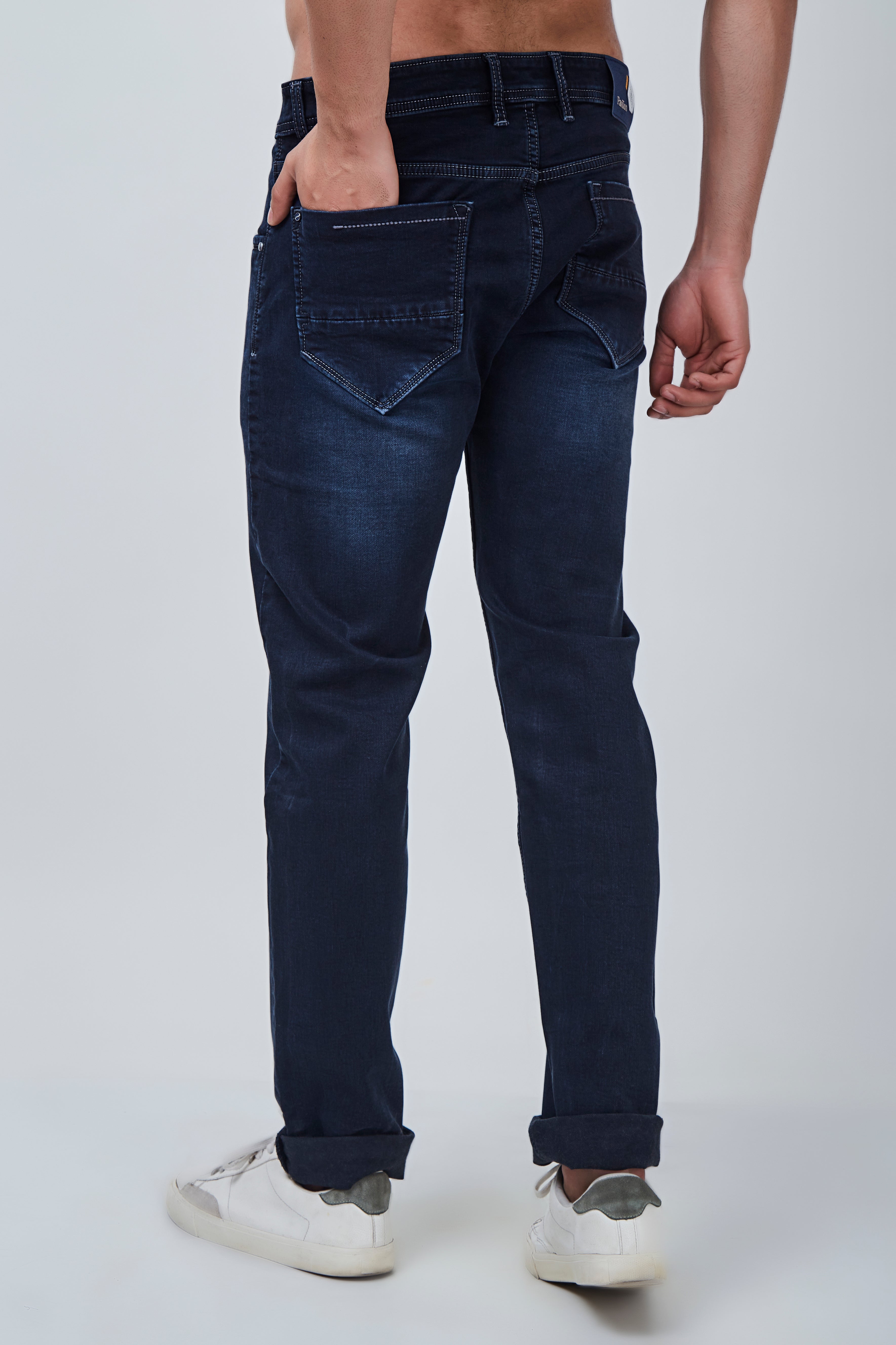 Charcoal Narrow Fit Jeans with Shaded