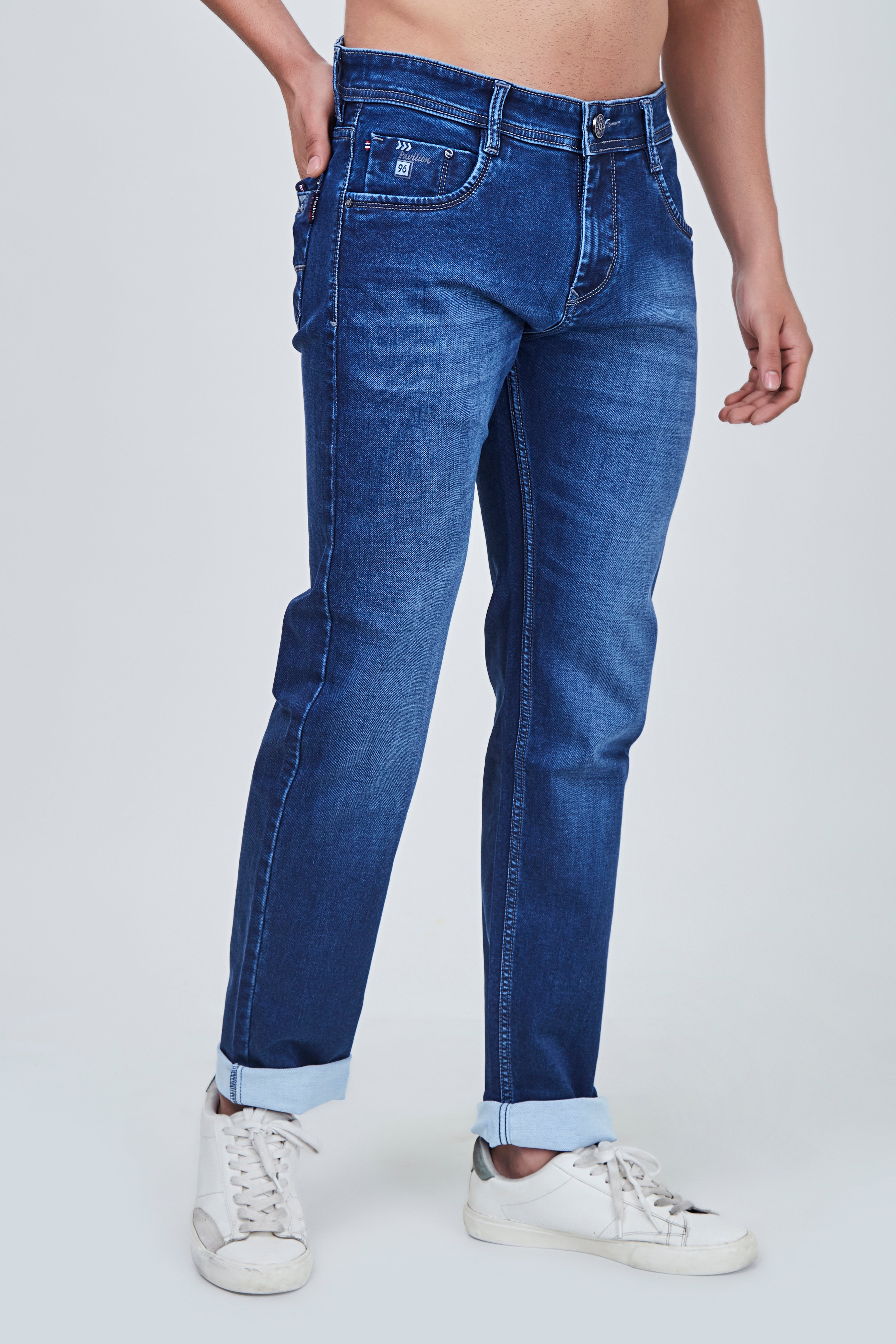 Light Blue Denim Narrow Fit Jeans