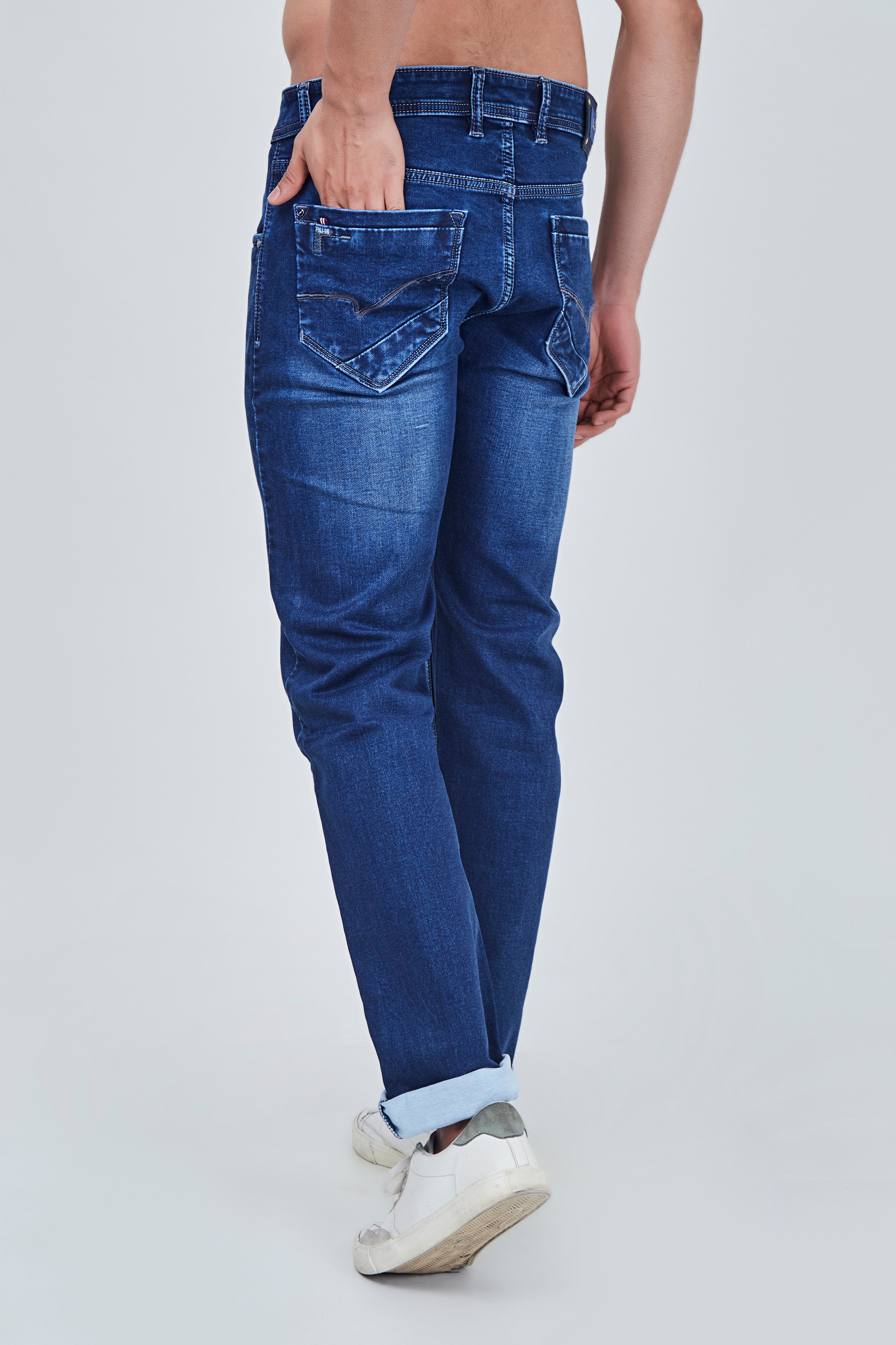 Light Blue Denim Narrow Fit Jeans