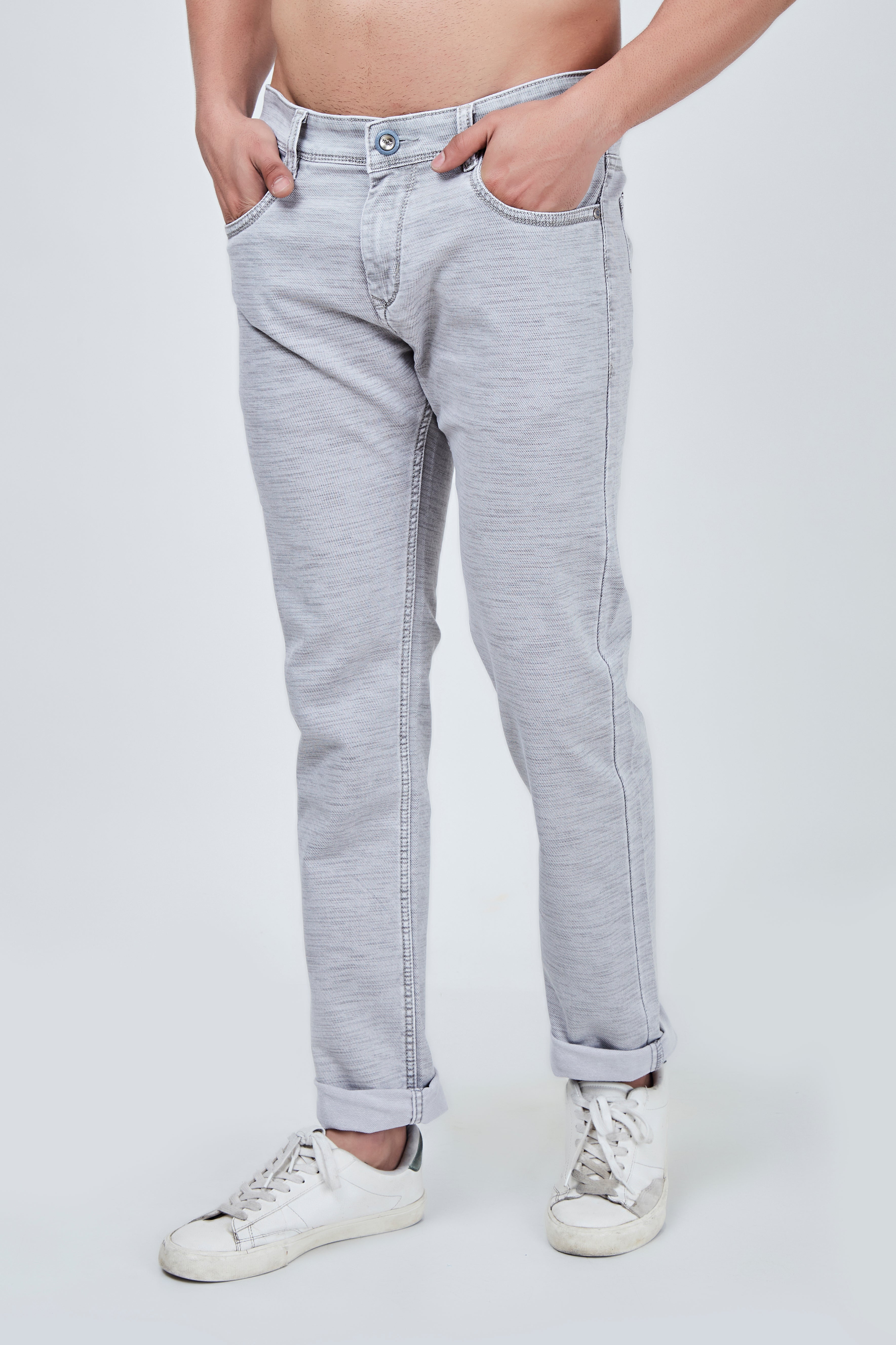 Light Olive Narrow Fit Jeans