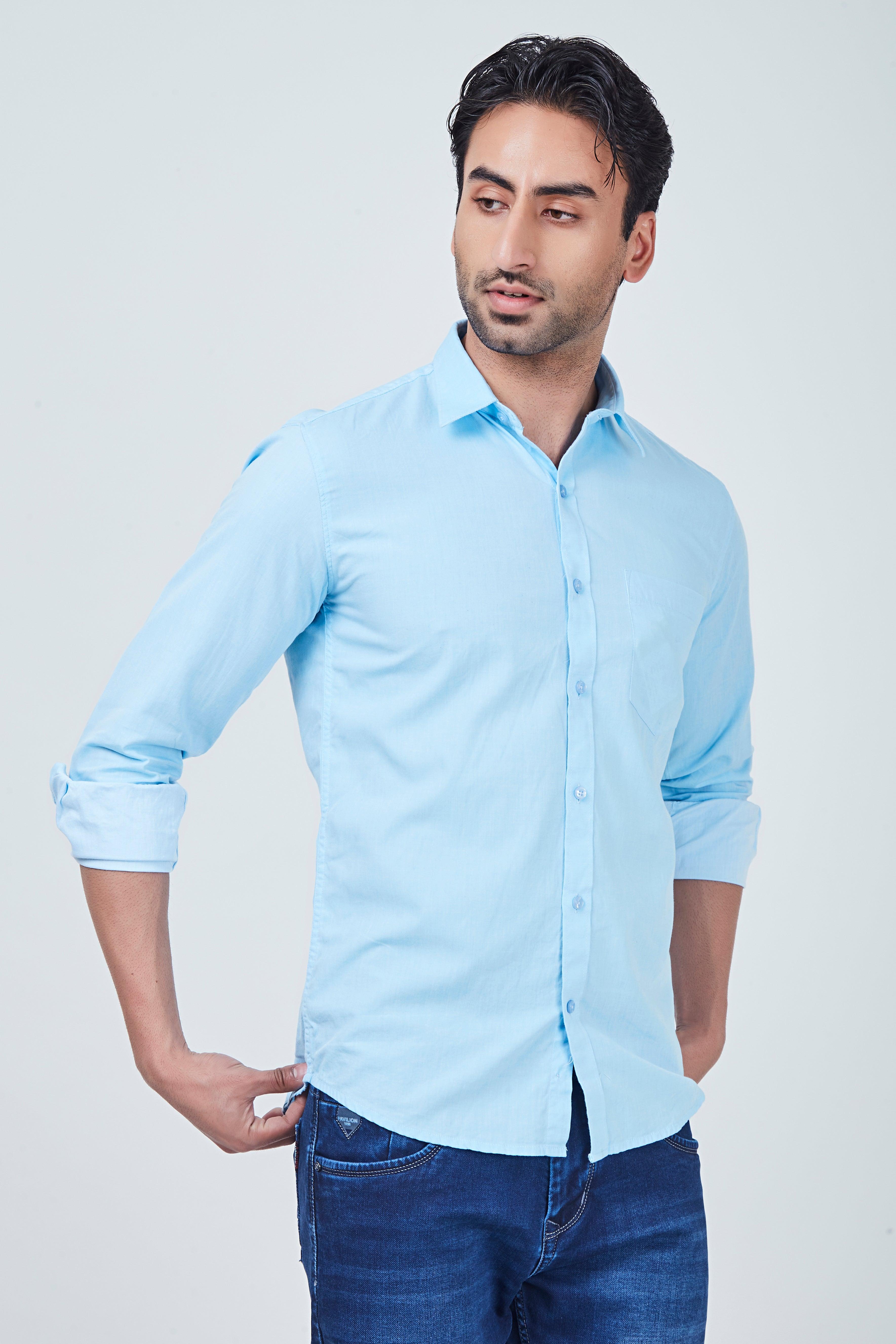 Periwinkle Plain Shirt
