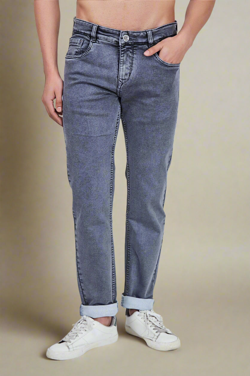 Smoke Grey Slim Fit Jeans
