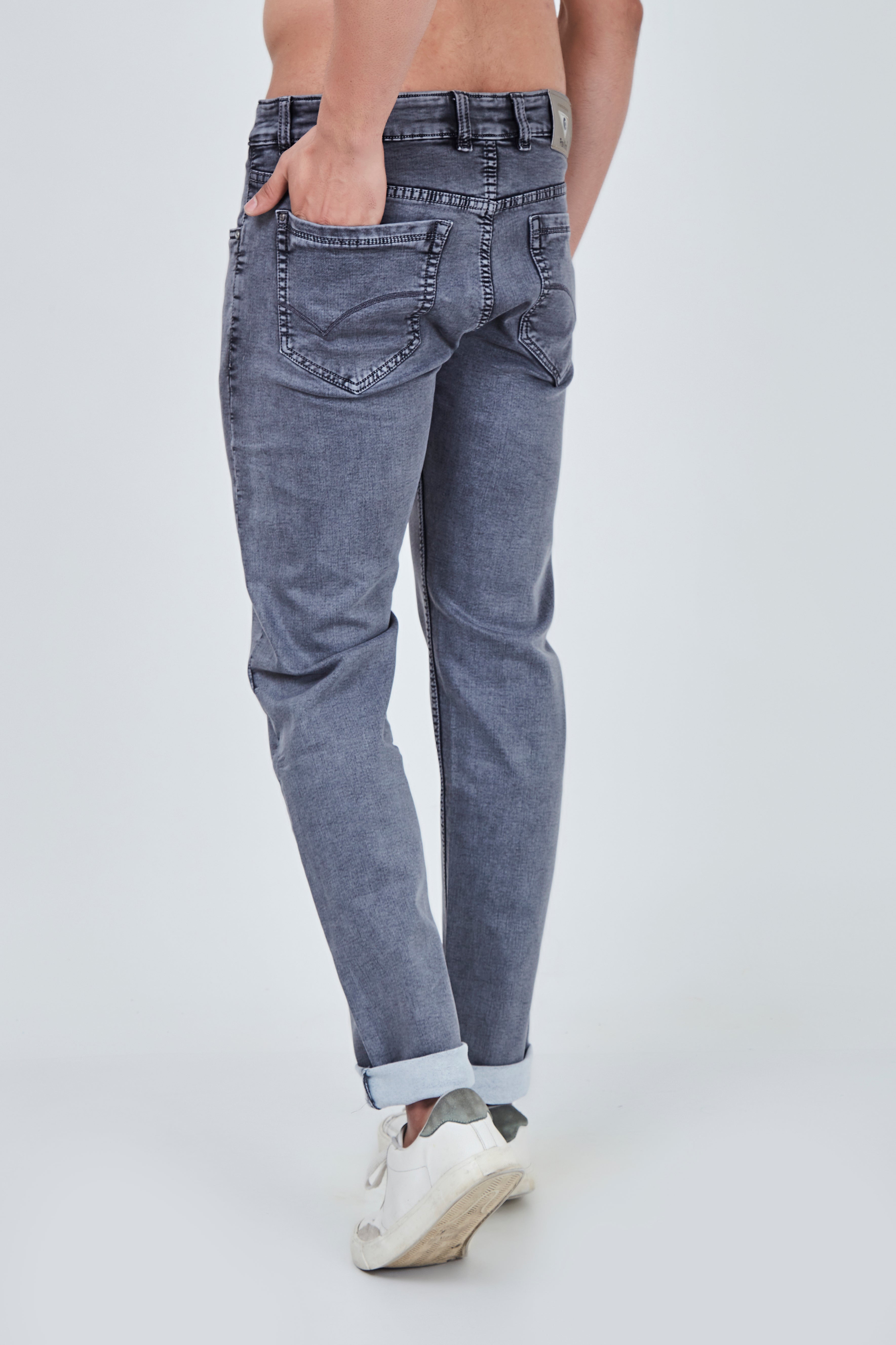 Smoke Grey Narrow Fit Jeans