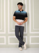 Men's Skyline Block Stripe Polo