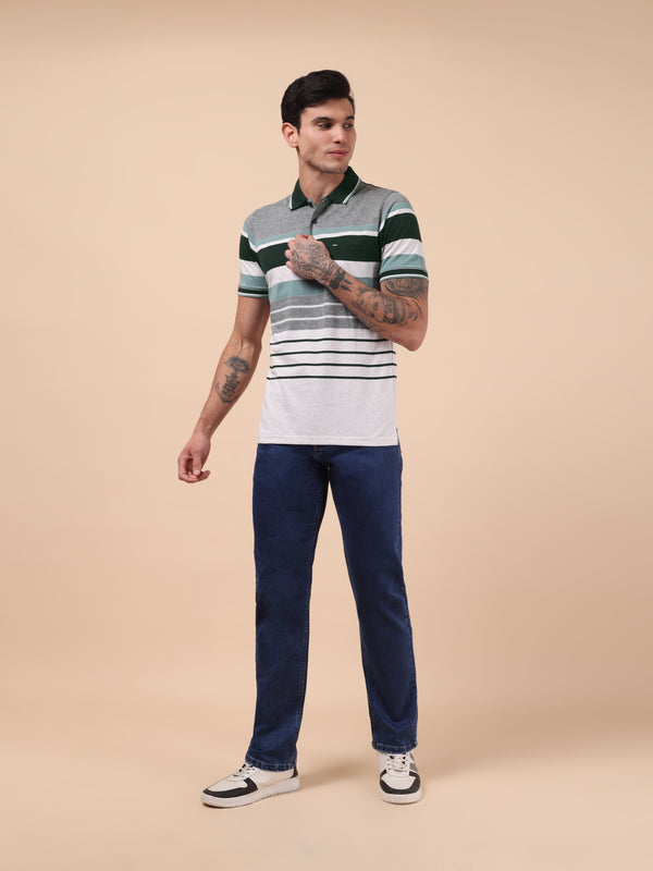 Men's Linear Luxe Polo
