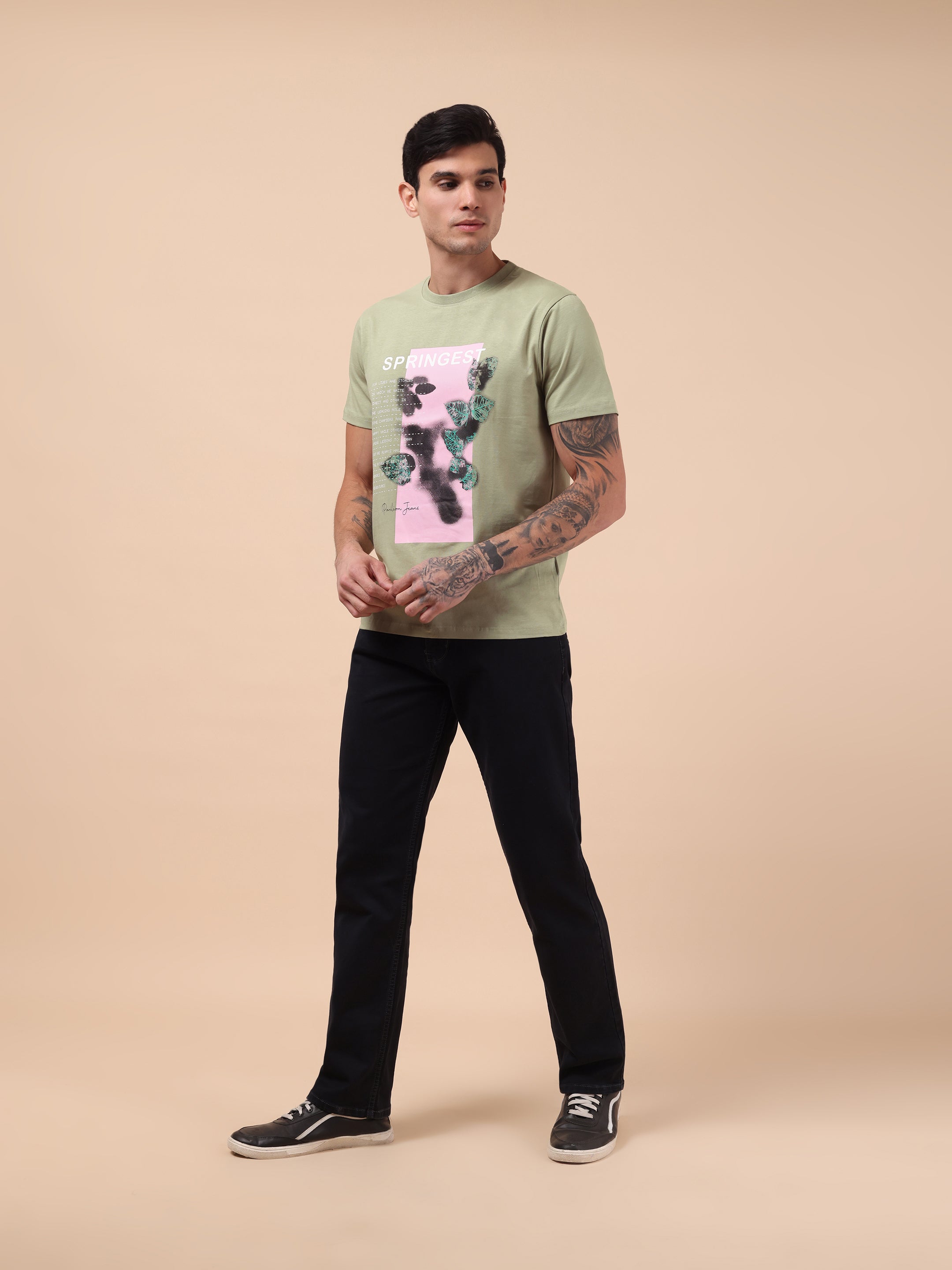 Men's Sage Bloom Graphic Tee