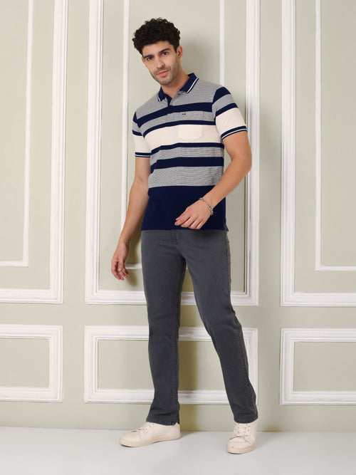 Men's Atlantic Crest Stripe Polo