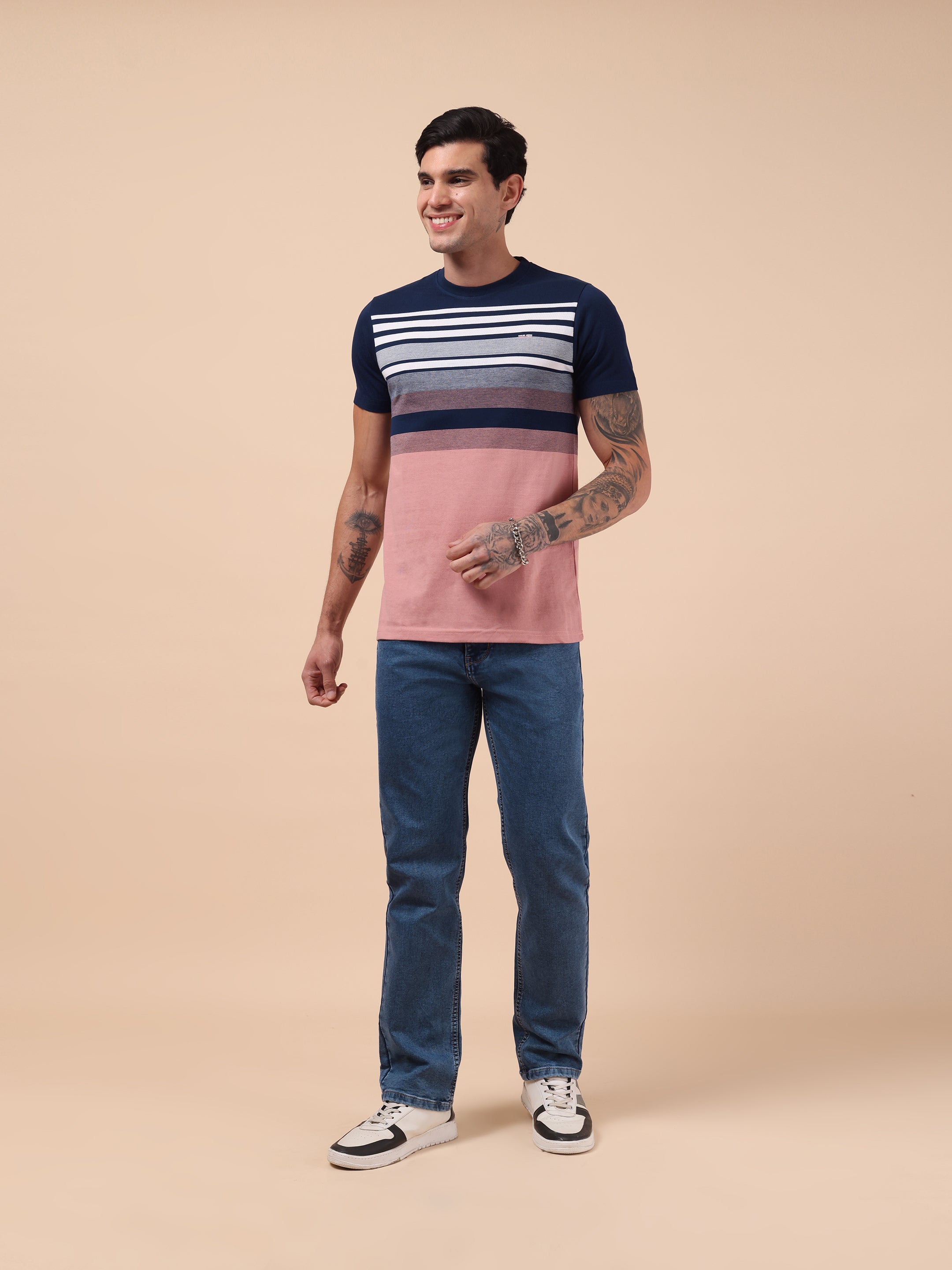Men's Harbor Crest Stripe Tee