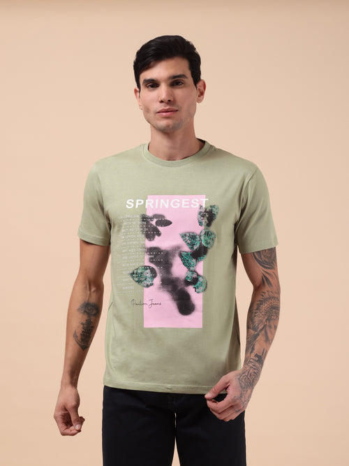 Men's Sage Bloom Graphic Tee