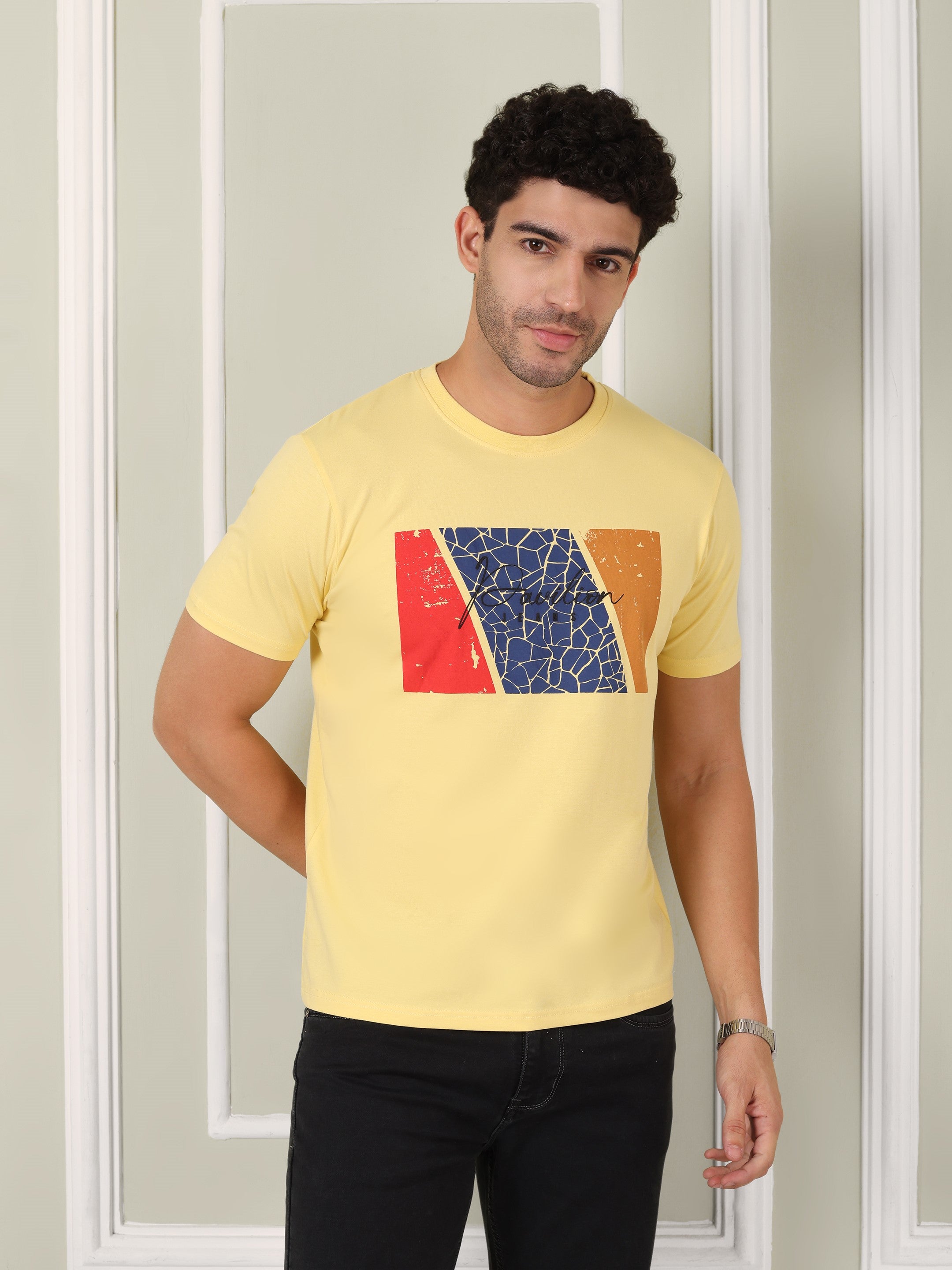 Men's Lemon Mosaic Graphic Tee