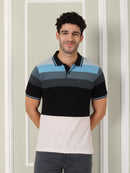 Men's Skyline Block Stripe Polo