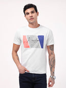 Men's Arctic White Mosaic Graphic Tee