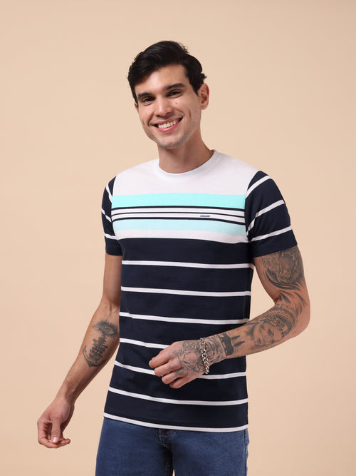 Men's Ocean Crest Stripe Tee