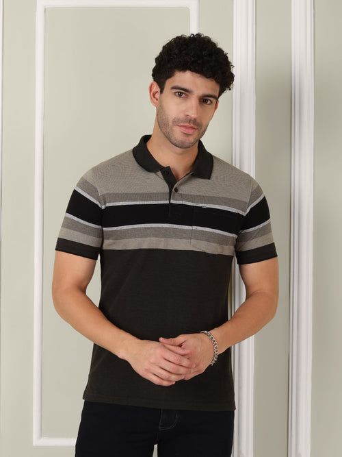 Men's Horizon Stripe Polo