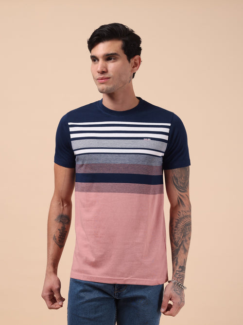 Men's Harbor Crest Stripe Tee