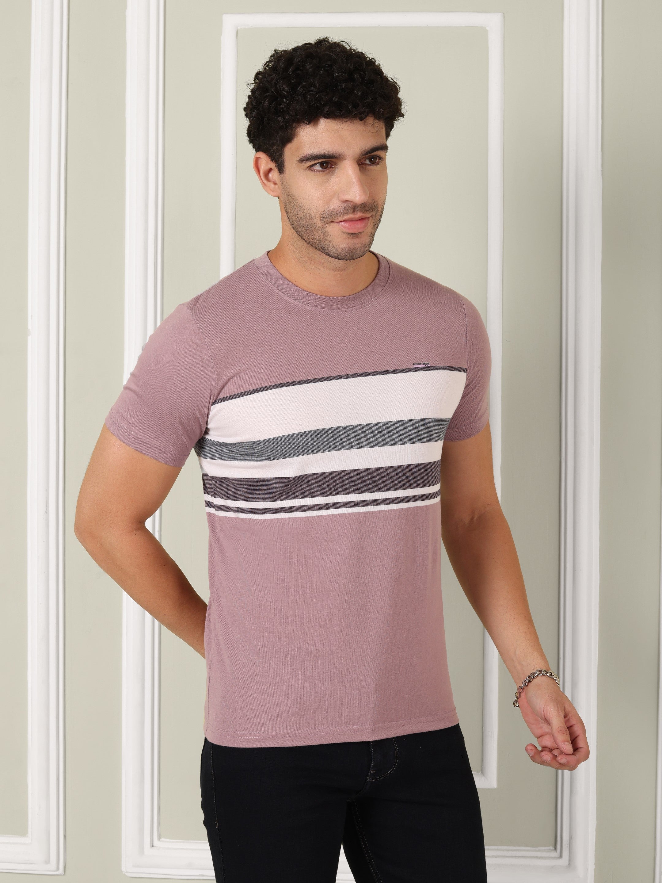 Men's Blush Ridge Stripe Tee