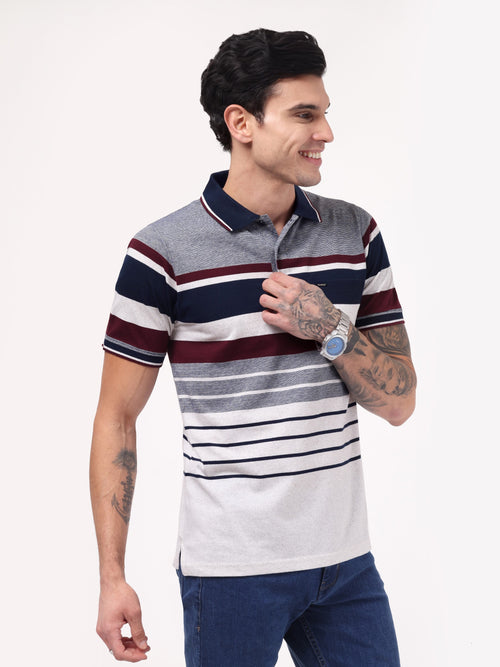 Men's Linear Luxe Polo