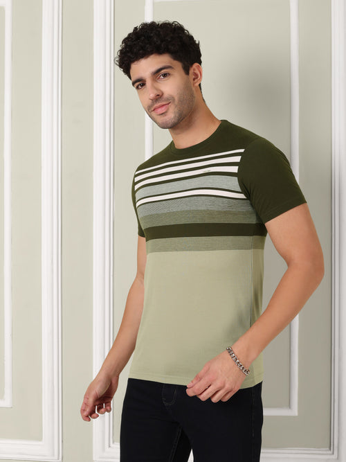 Men's Harbor Crest Stripe Tee