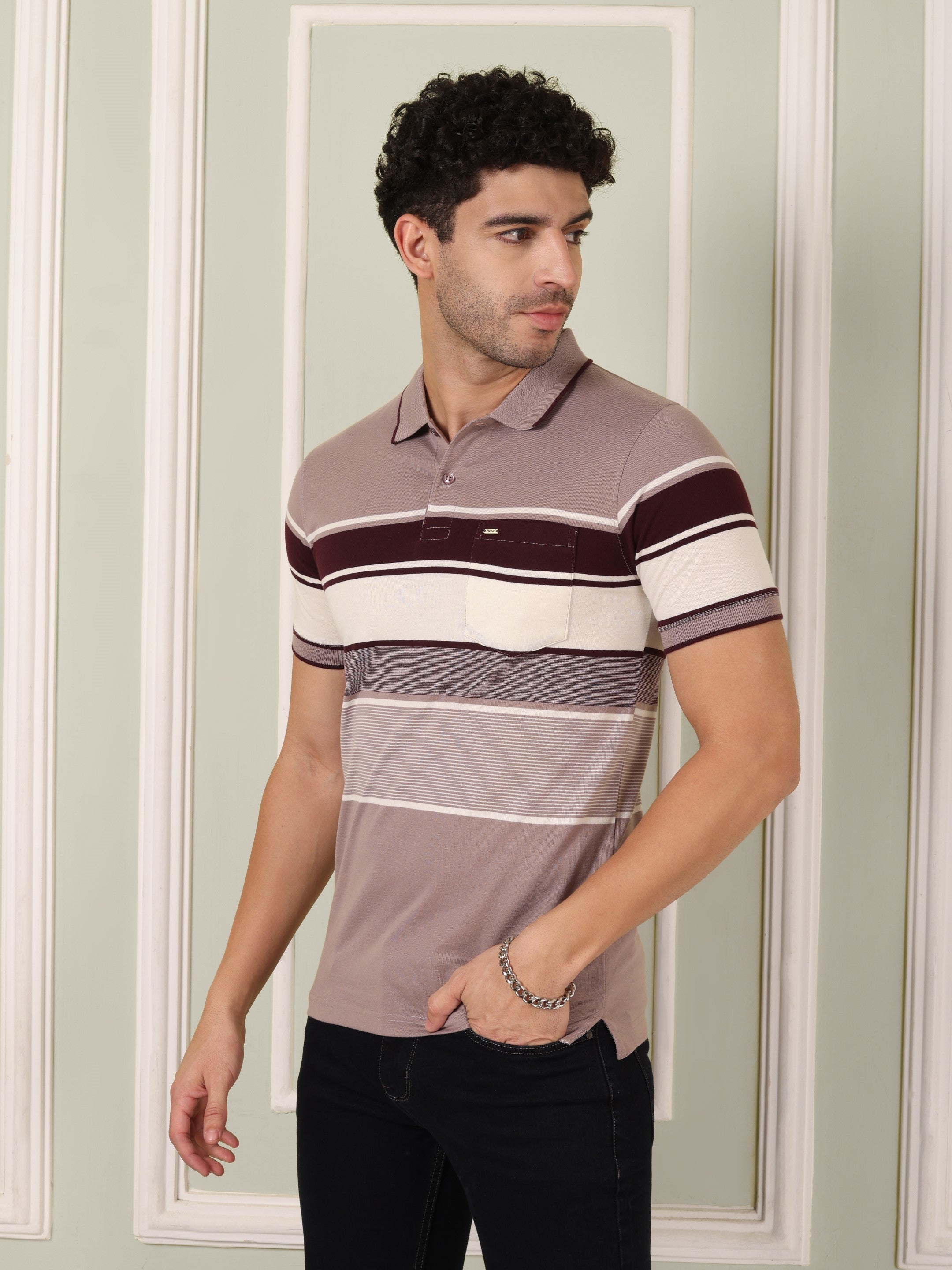Men's Plum Prime Horizon Tee