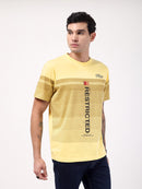 Men's Lemon Yellow Restricted Graphic Tee