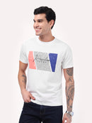 Men's Arctic White Mosaic Graphic Tee