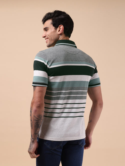 Men's Linear Luxe Polo