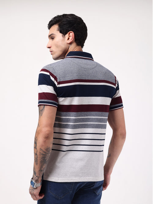 Men's Linear Luxe Polo