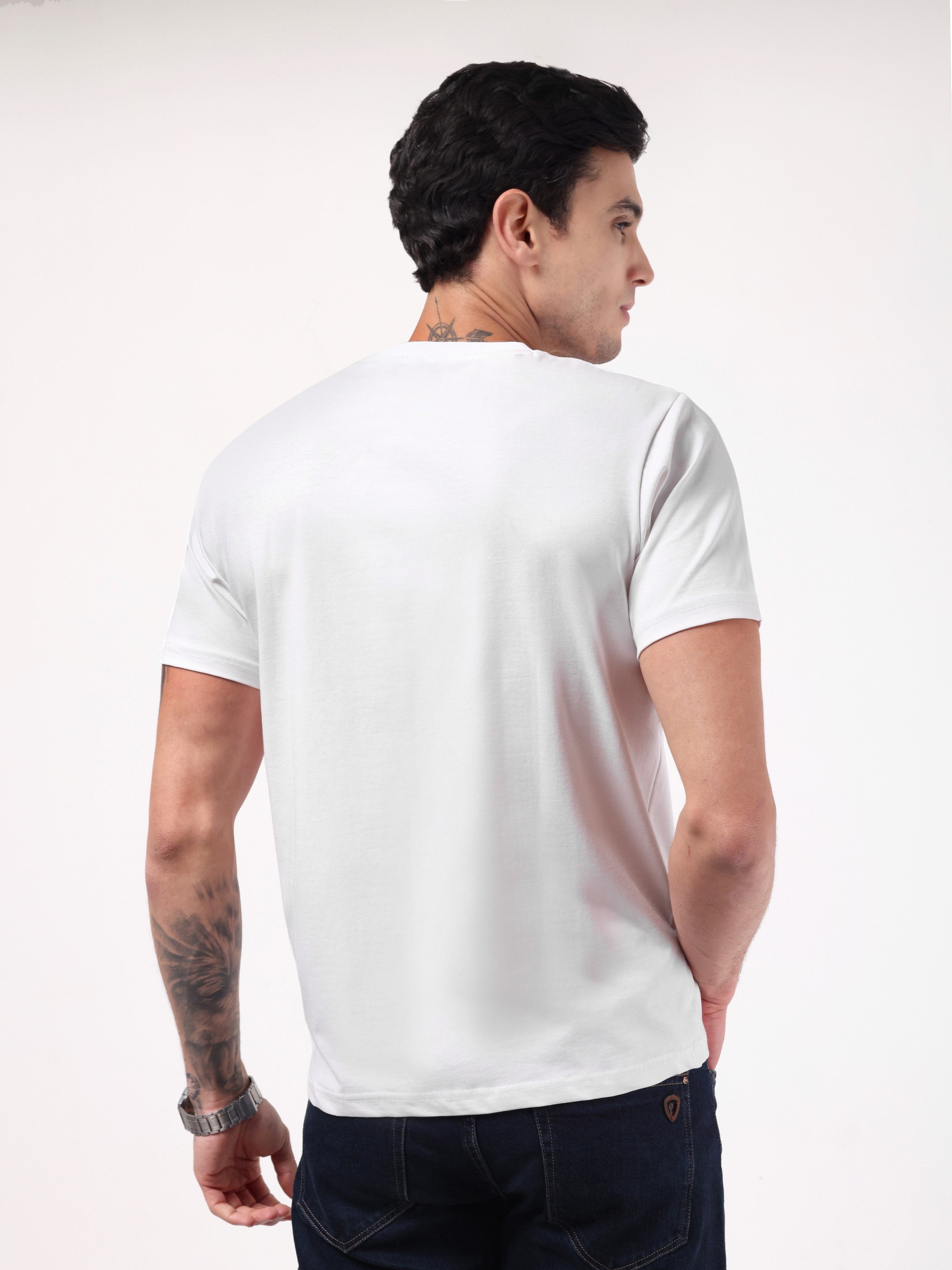 Men's Arctic White Mosaic Graphic Tee