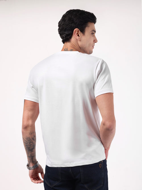 Men's Arctic White Mosaic Graphic Tee