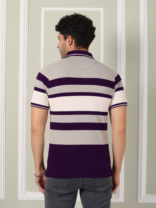 Men's Midnight Harbor Stripe Polo