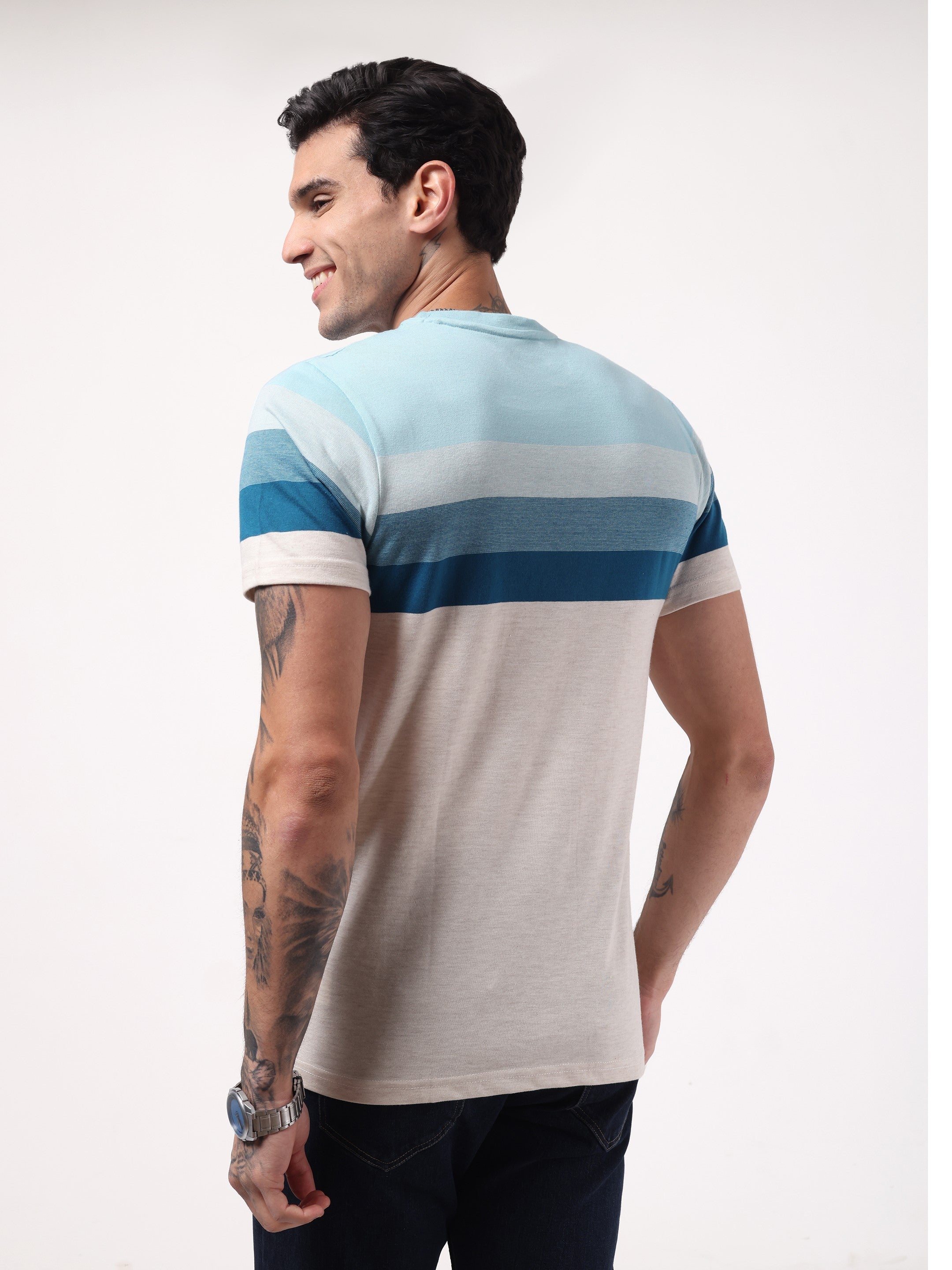 Men's Arctic Blue Horizon tee