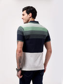 Men's Evergreen Block Stripe Polo