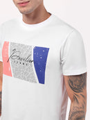 Men's Arctic White Mosaic Graphic Tee