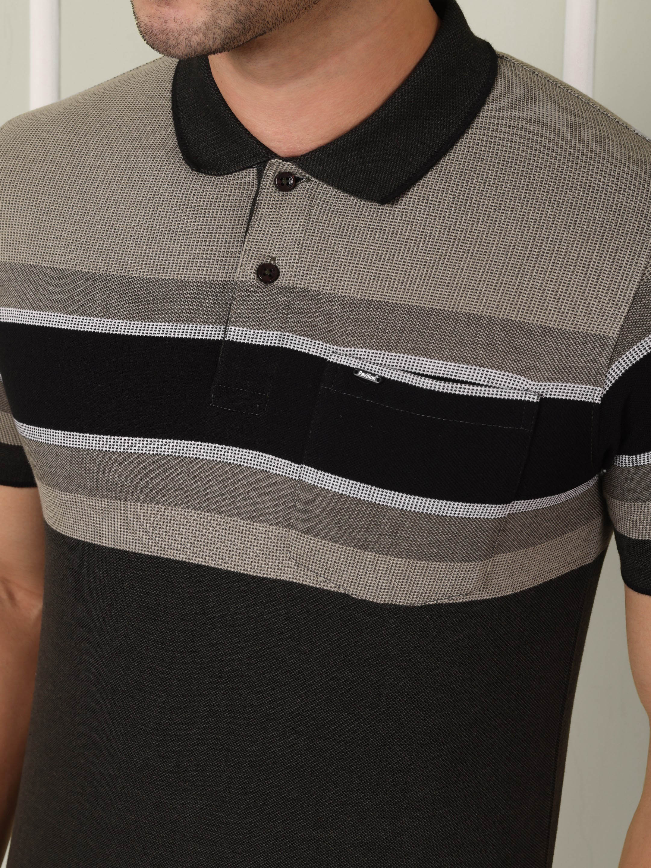 Men's Horizon Stripe Polo
