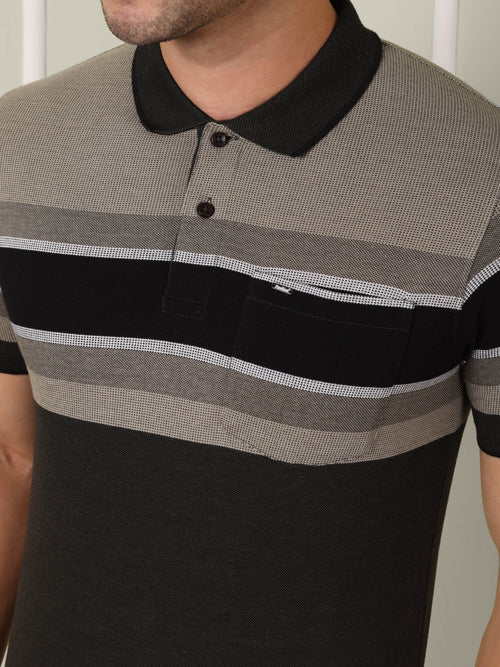 Men's Horizon Stripe Polo