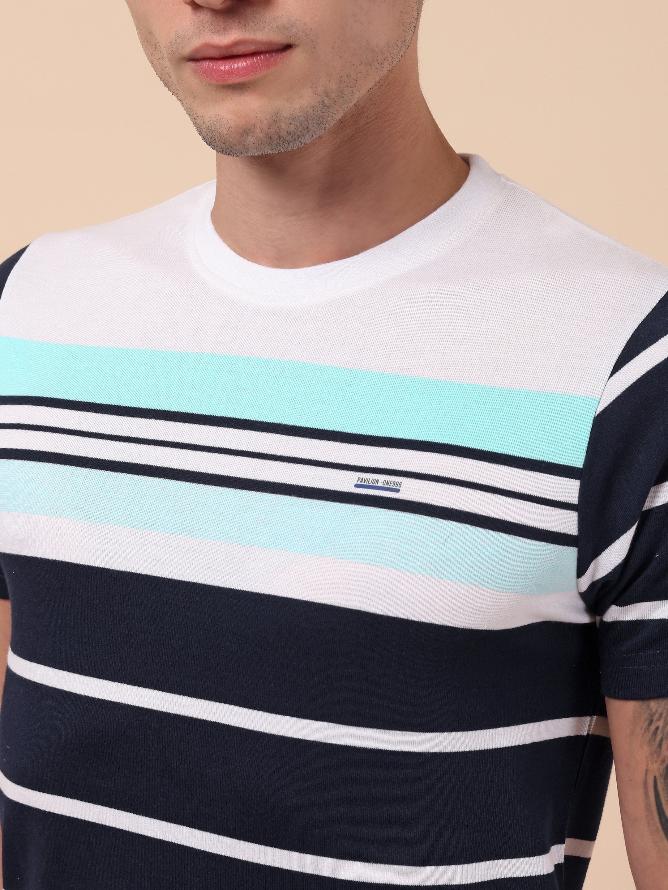 Men's Ocean Crest Stripe Tee