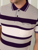 Men's Midnight Harbor Stripe Polo