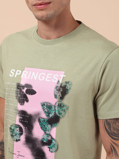 Men's Sage Bloom Graphic Tee