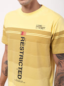 Men's Lemon Yellow Restricted Graphic Tee