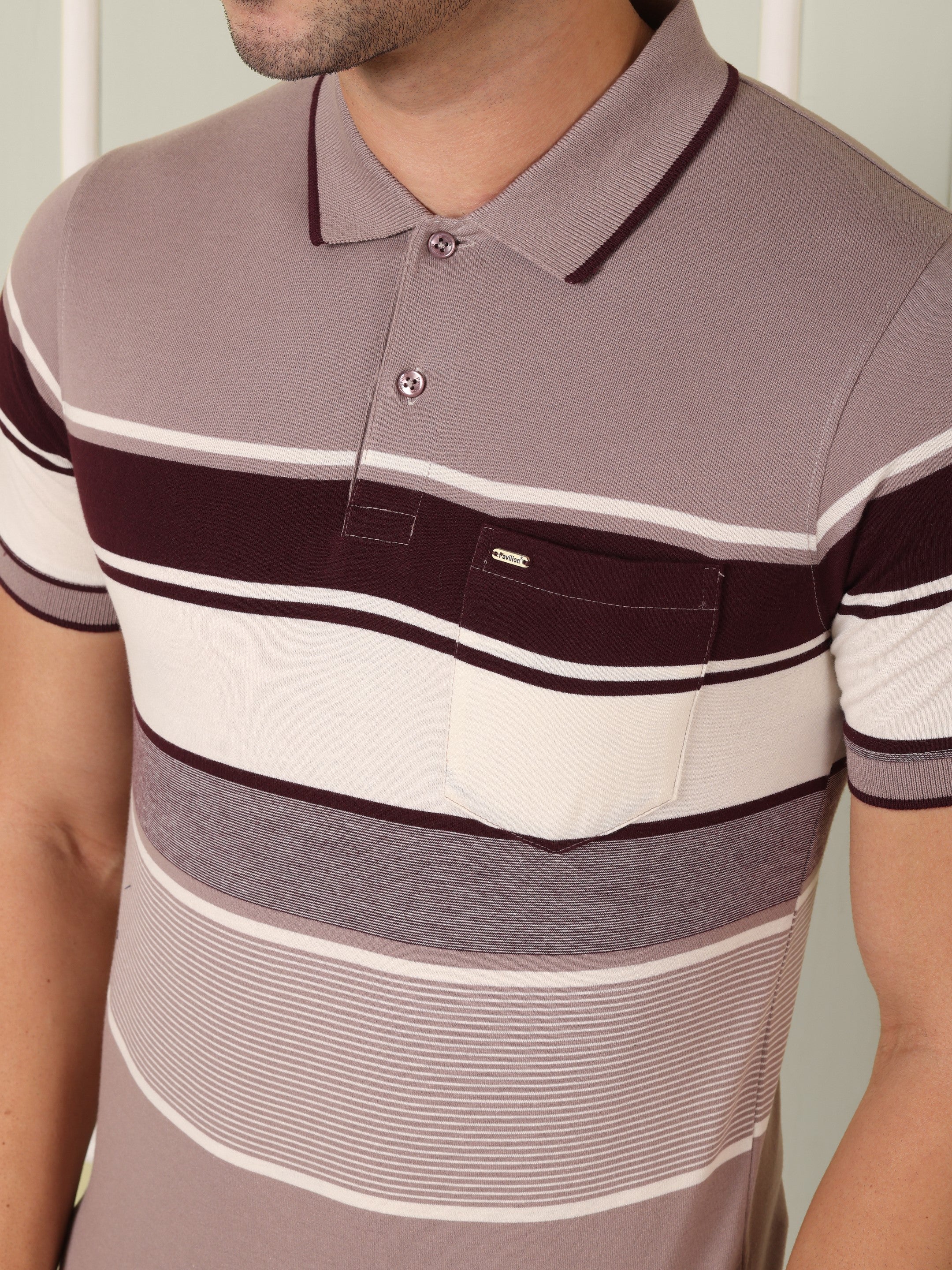 Men's Plum Prime Horizon Tee