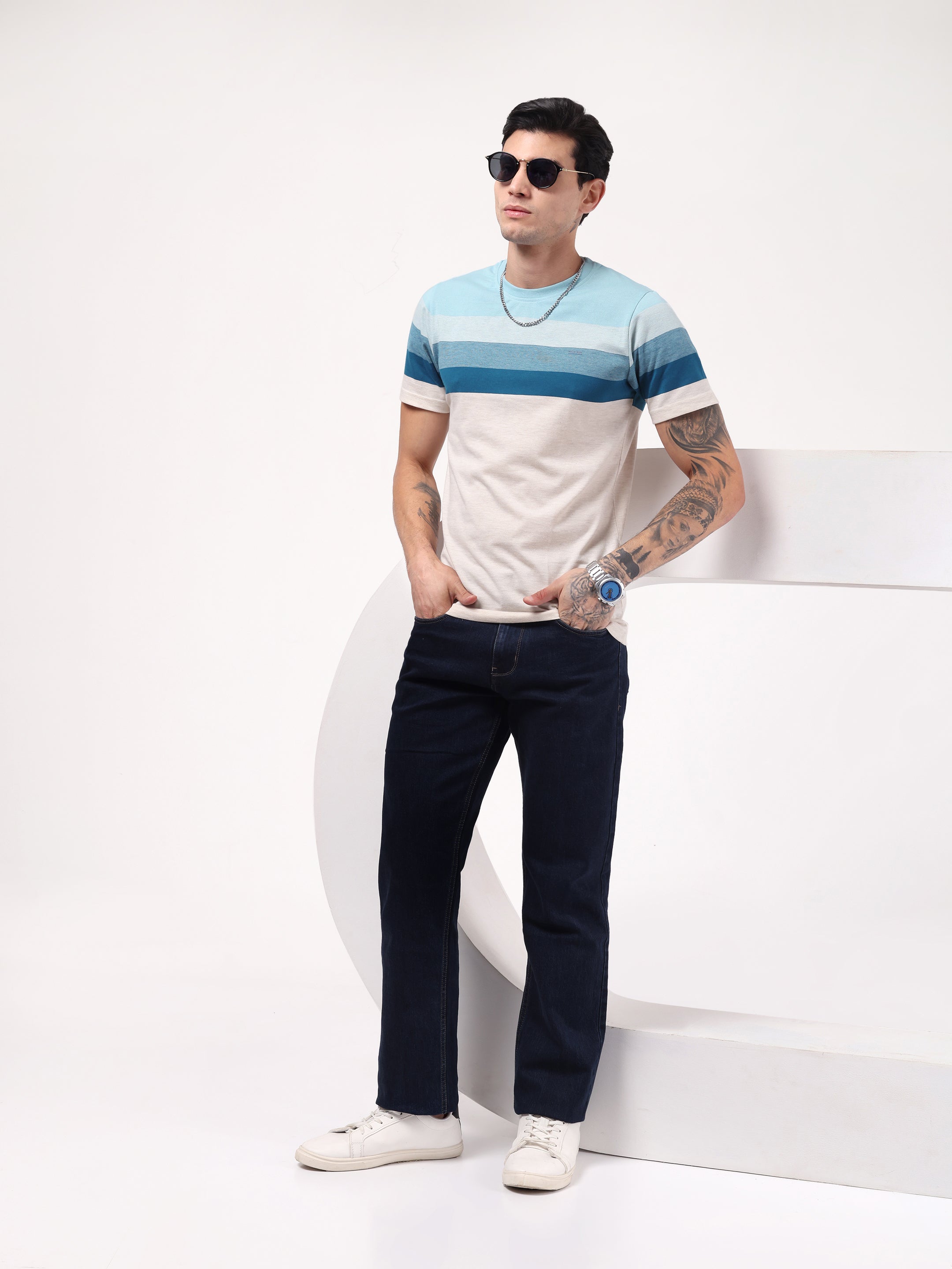 Men's Arctic Blue Horizon tee