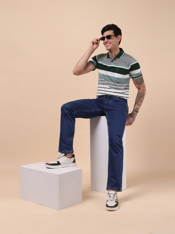 Men's Linear Luxe Polo