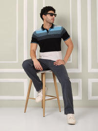 Men's Skyline Block Stripe Polo