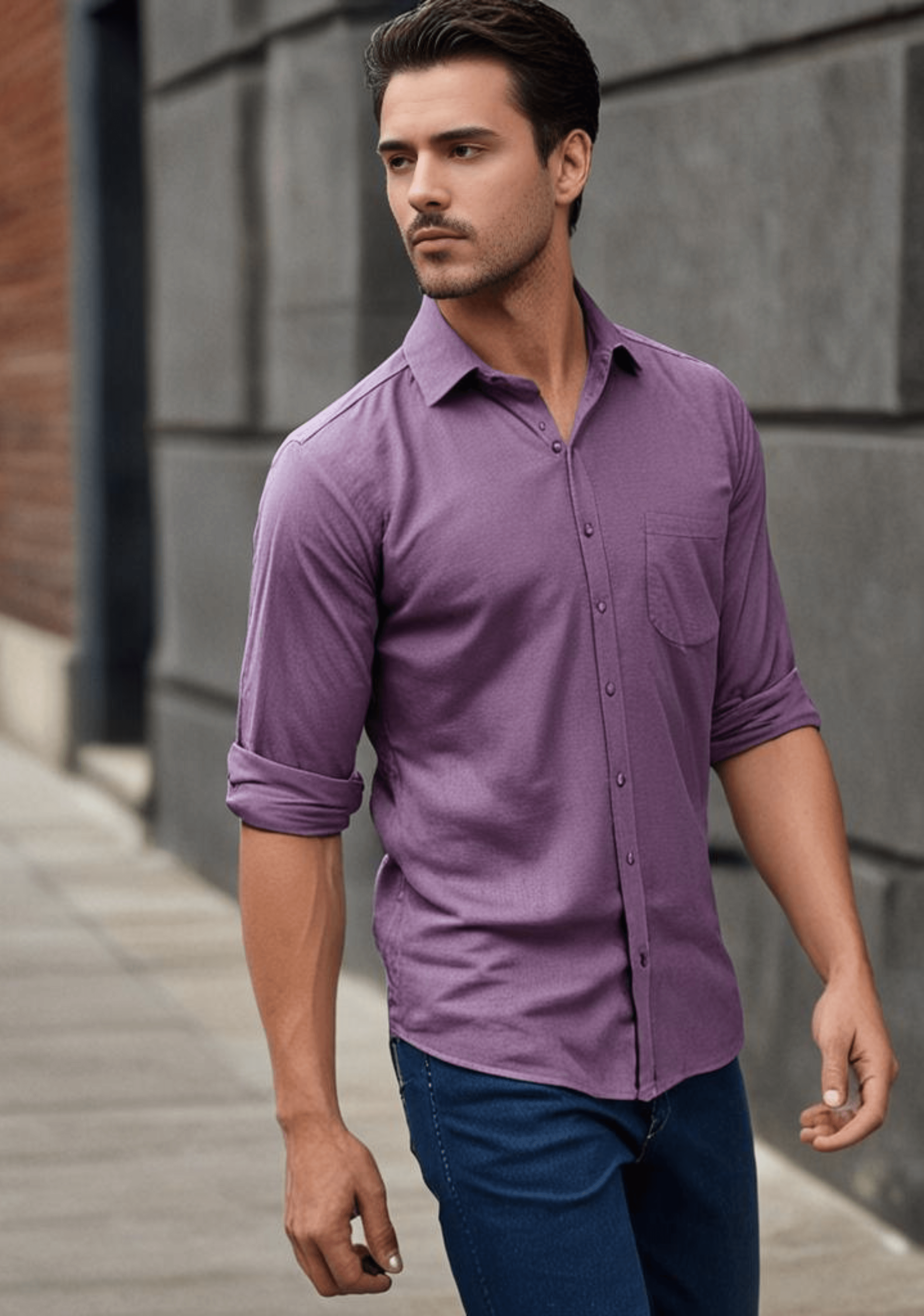 Plum Plain Shirt