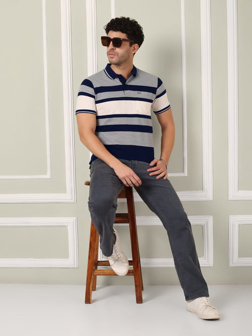 Men's Atlantic Crest Stripe Polo