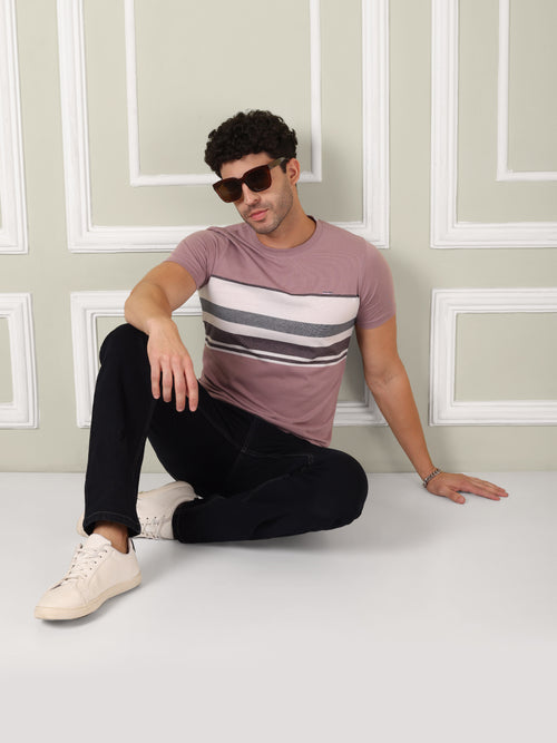 Men's Blush Ridge Stripe Tee