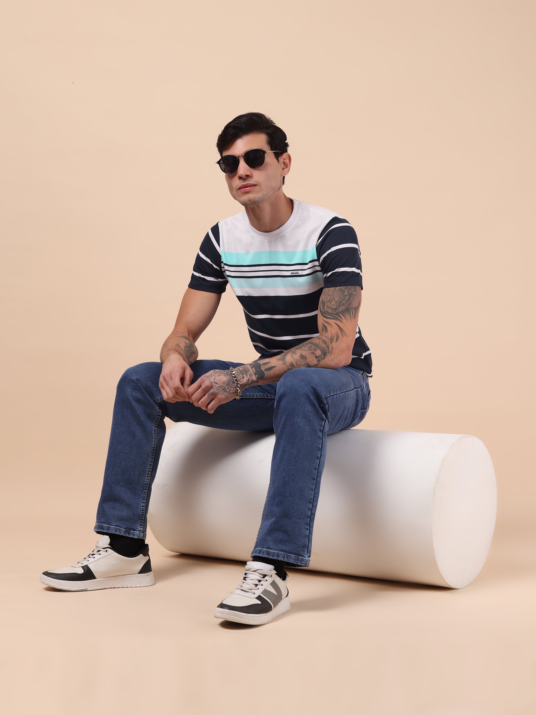 Men's Ocean Crest Stripe Tee