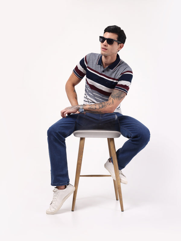 Men's Linear Luxe Polo