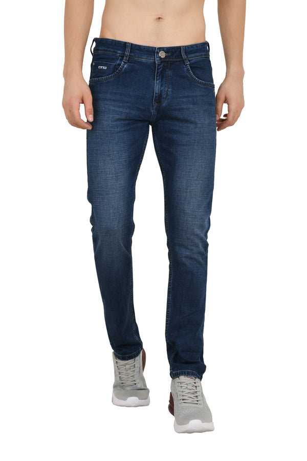 Blue Colored Narrow Fit Jeans